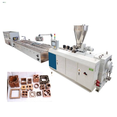 Midtech Professional Wpc Wood Plastic Extrusion Composite Decking Floor Fencing Board Profile Production Machine Line