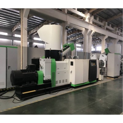 Plastic Recycling Pelletizing Machine Rigid Pp Pe Abs Pvc Granulating Line Plastic Granule Raw Material Machine